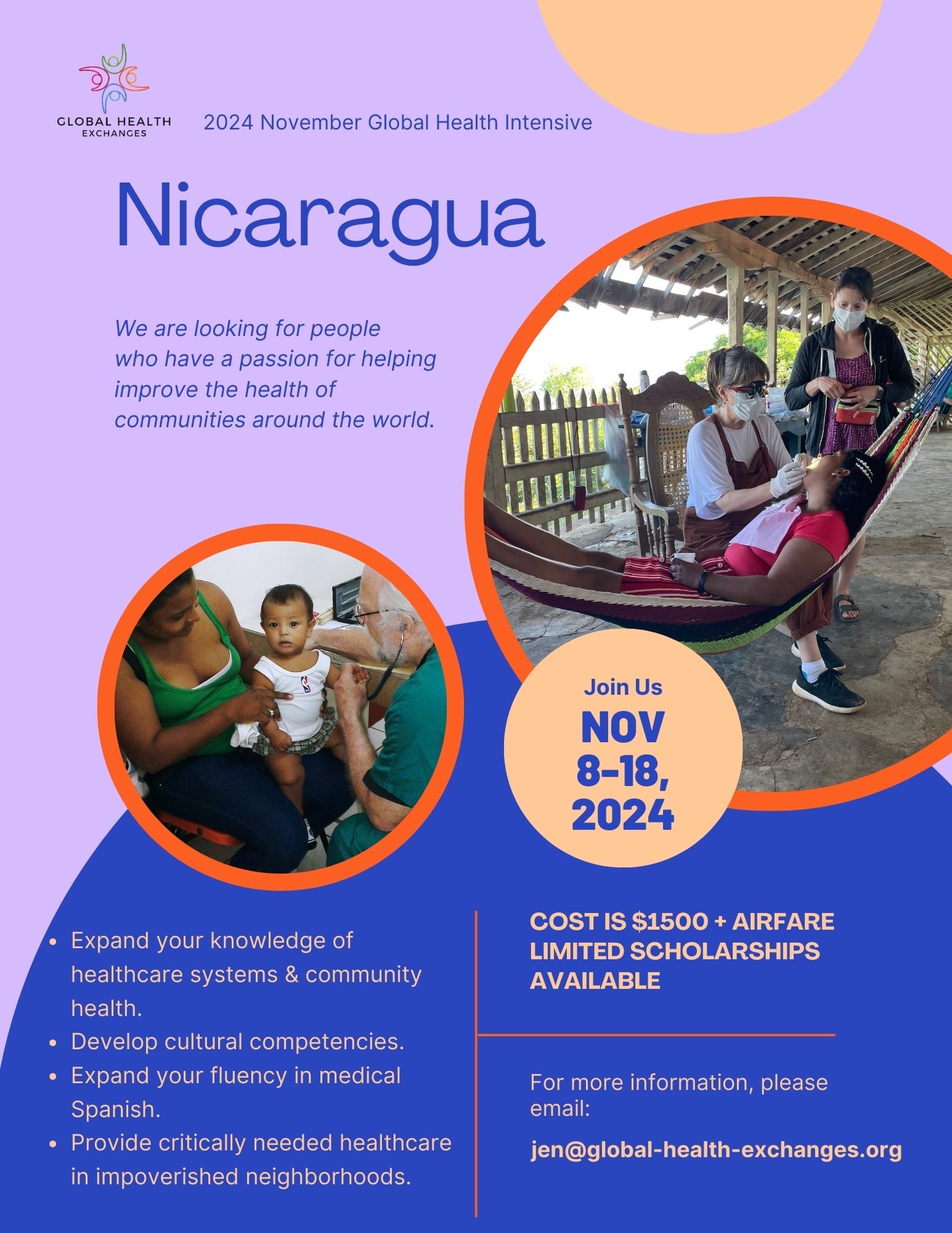 2024 November Global Health Intensive – Nicaragua